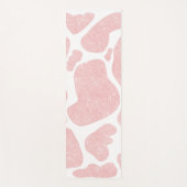 Roos Goud wit Grote Koe Vlekken Dierenpatroon Yogamat (Voorkant)