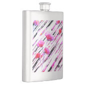 *~* Roos Goud Wit Roze Lavendel Poppy Pattern Flacon (Rechts)