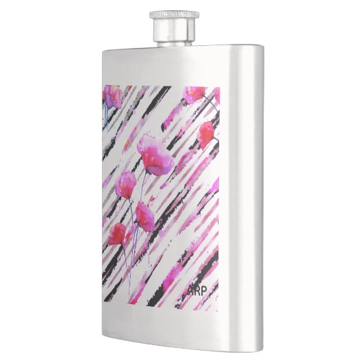 *~* Roos Goud Wit Roze Lavendel Poppy Pattern Flacon (Links)