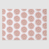 Roos Goud Witte Pepermunt Kerst Tissuepapier (Voorkant)