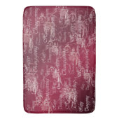 roos, goud, zilver, deuken, bloemen, bloemen, bloe badmat (Voorkant Verticaal)