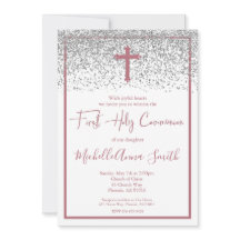 Roos Goud Zilver Meisje Eerste Heilige Communie