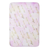 roos, goud, zilver, verjaardag, bloemen, bloemen,  badmat (Voorkant Verticaal)