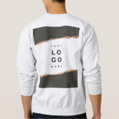 Roos goud zwart elegant modern uniek trui (Achterkant)