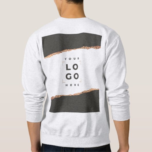 Roos goud zwart elegant modern uniek trui (Achterkant)