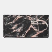 Roos Goud & Zwart Marmer met Monogram Bureaumat (Voorkant)