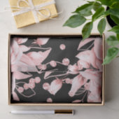 Roos Goud Zwart Sweet 16 Verjaardagsfeestje Bloeme Tissuepapier (Geschenk)