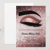 Roos goudas Oog Kaart (Voorkant / Achterkant)