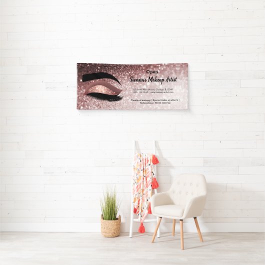 Roos goudas Oog Spandoek (Insitu)