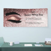 Roos goudas Oog Spandoek (Beurs)