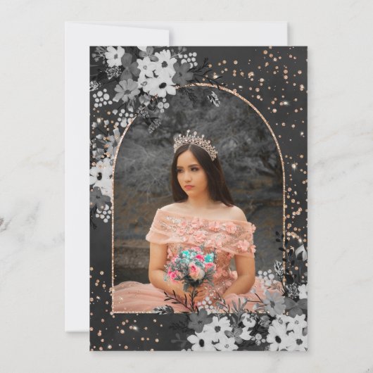 Roos goudblauw kaart (Achterkant)