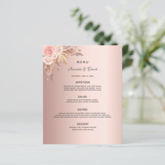 Roos goudbloem (Staand voorkant)