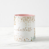 Roos goudbloem Eucalyptus gold glitter name Mok (Midden)