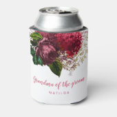 Roos goudbloem oma moeder van de groom blikjeskoeler (Blikje Achterkant)