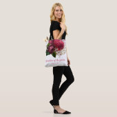 Roos goudbloem oma moeder van de groom tote bag (Op model)