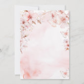 Roos Goudbloemen met Gouden Glitter Sweet 16 Kaart (Achterkant)