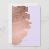 Roos goudborstellavendel Sweet 16 Kaart (Achterkant)