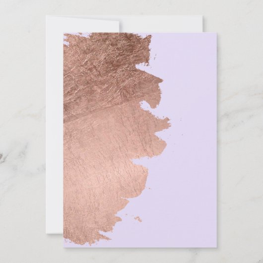 Roos goudborstellavendel Sweet 16 Kaart (Achterkant)