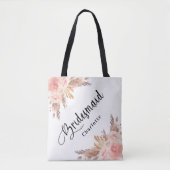 Roos goudbruidebruidsbruidebruinkoolzaad tote bag (Voorkant)