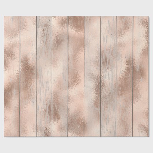 Roos goudbruinkoolbridkleurig  cadeaupapier (Vlak)