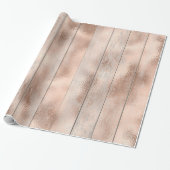 Roos goudbruinkoolbridkleurig  cadeaupapier (Uitgerold)