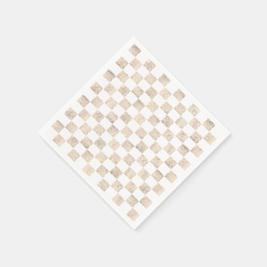 Roos goudcontroleleidingspatroon servetbanden servet (Hoek)