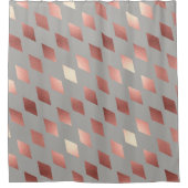 roos gouddiamant elegant douchegordijn grijs (Voorkant)