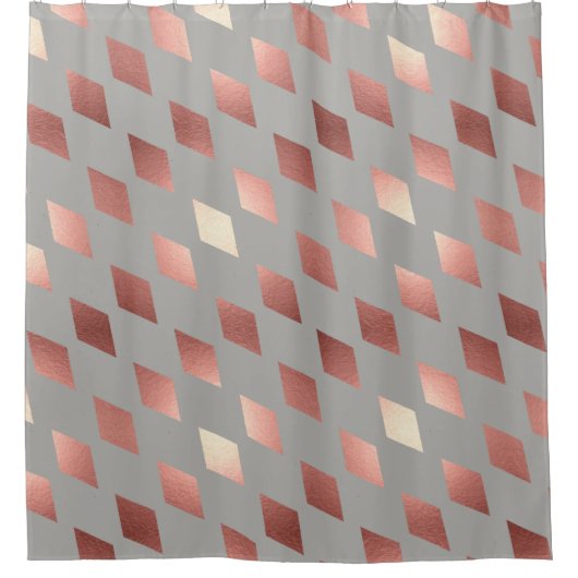 roos gouddiamant elegant douchegordijn grijs (Voorkant)