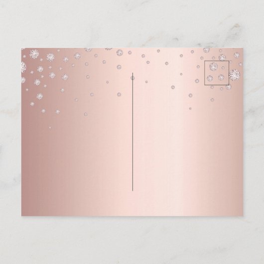 Roos gouddiamanten, zoet 16 jaar oud, met uitzonde briefkaart (Achterkant)