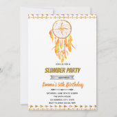 Roos gouddreamcatcher sleepover kaart (Voorkant)