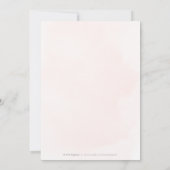 Roos goudelegante klassieke kalligrafie DIE WE NOG Kaart (Achterkant)