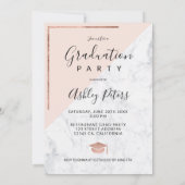 Roos gouden afstuderen afstuderen kaart (Achterkant)