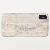  roos gouden anananassegels van koper Case-Mate iPhone case (Achterkant (horizontaal))