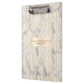  roos gouden anananassegels van koper klembord (Links)