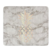  roos gouden anananassegels van koper snijplank (Voorkant)