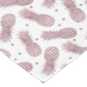 Roos gouden anananassen tafelkleed (Gekanteld)