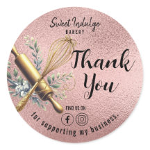 Roos gouden bakgerei dank u