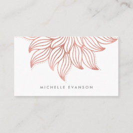  Roos Gouden Bloem Mandala Chic Visitekaartje