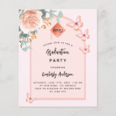 Roos gouden bloemenboog budget Graduation Party (Voorkant)