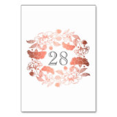 Roos Gouden Bloemenkrans Pioenen Tuin Huwelijk Kaart (Voorkant)