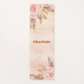 Roos gouden bloesems yogamat (Voorkant)