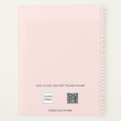 Roos gouden blush foto afspraken planner (Achterkant)