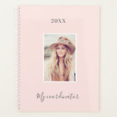 Roos gouden blush foto afspraken planner (Voorkant)
