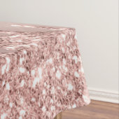 Roos gouden blush glitter tafelkleed - aangepaste (Voorbeeld)