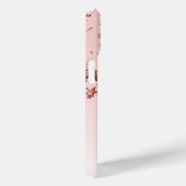 Roos gouden blush roze sterren Case-Mate iPhone case (Achterkant / Rechts)