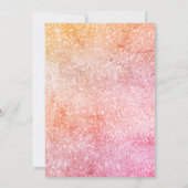 Roos gouden Boho bloemenPakistaanse bruiloft Kaart (Achterkant)