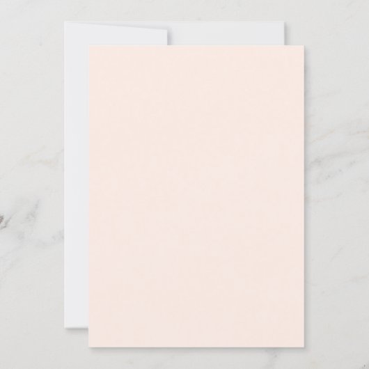 Roos gouden boog bloemige Herfst in Liefde Vrijgez Kaart (Achterkant)