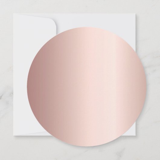 Roos gouden bordeaux bloemetjes trouwkaart kaart (Achterkant)