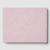 Roos gouden brieven aan de bruid Keepsake Notitieb Gastenboek (Achterkant)