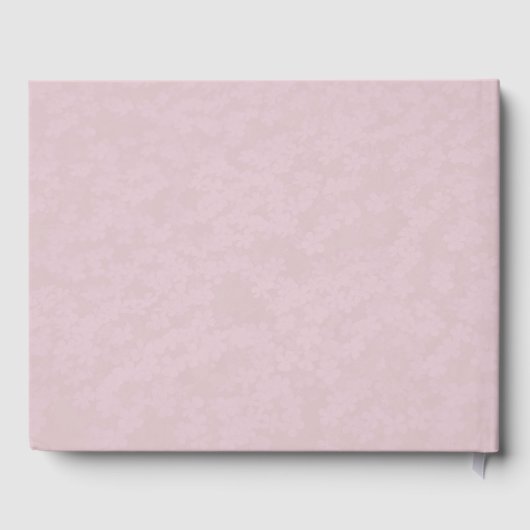 Roos gouden brieven aan de bruid Keepsake Notitieb Gastenboek (Achterkant)